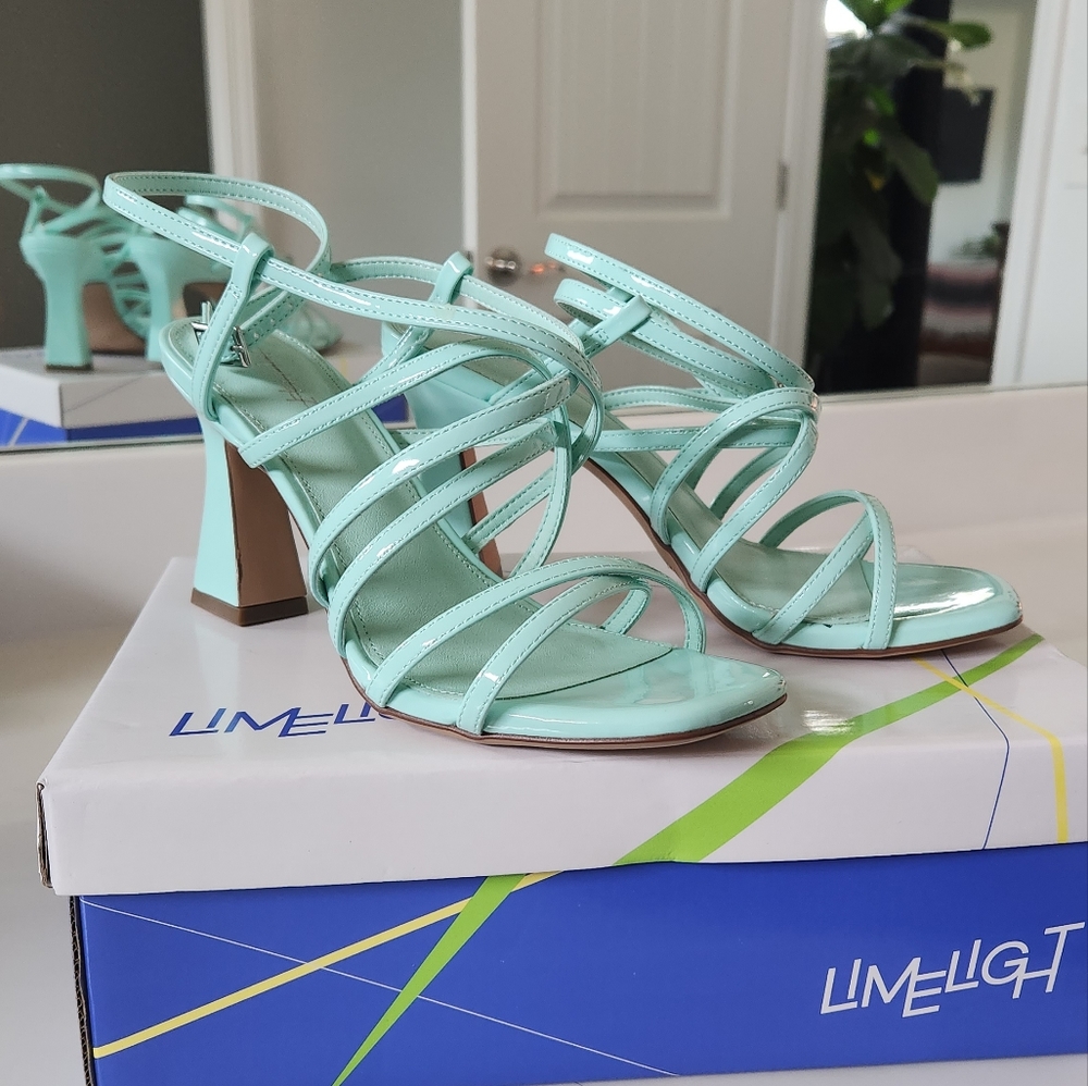 Mint Strappy Heeled Sandal
